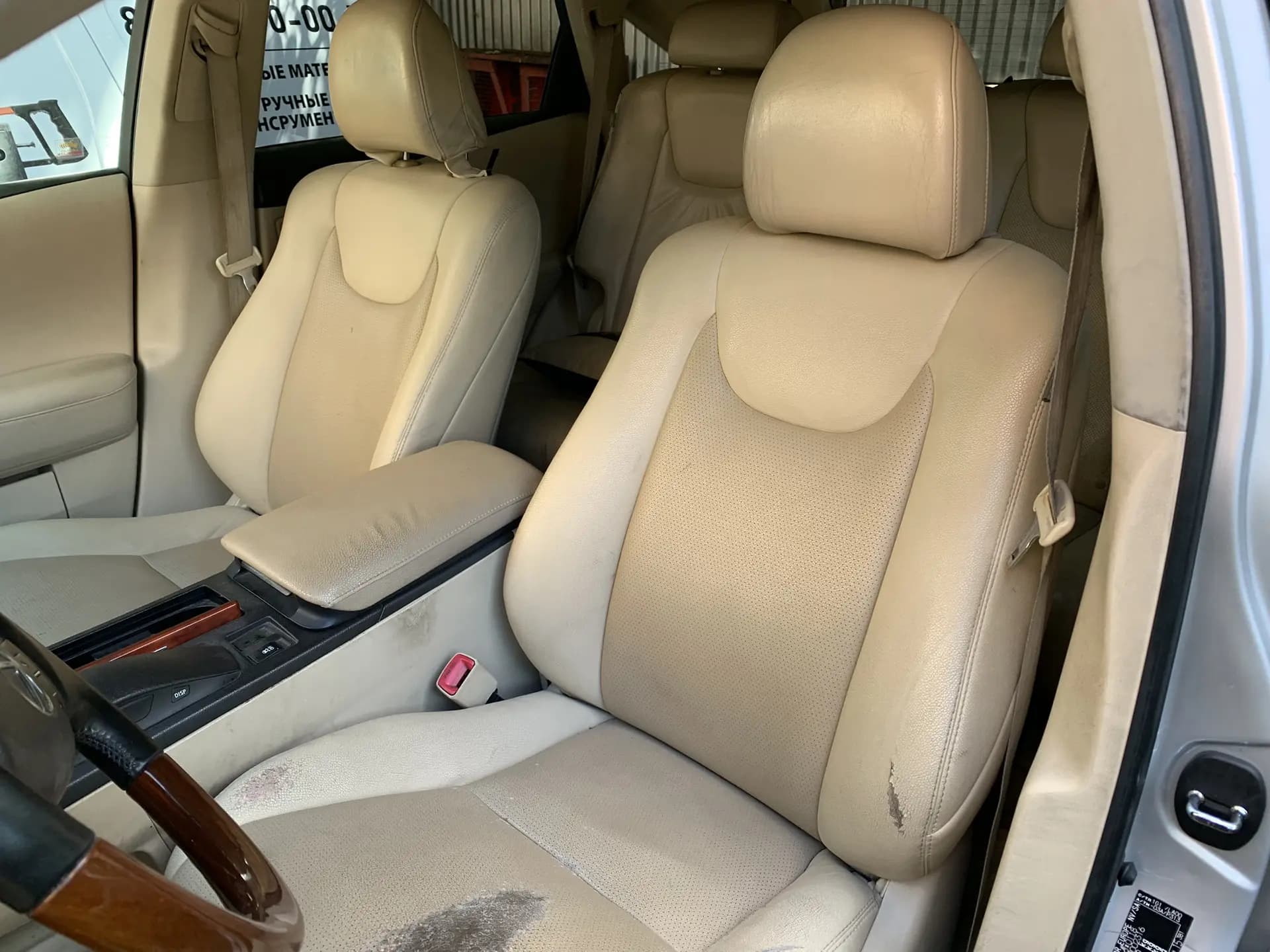 Перетяжка салона Lexus в автоателье Цех №13, до — фото 11